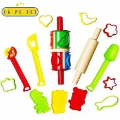 Budget ✨ 16 Piece Clay And Dough Modeling Tools Kit For Kids Play - Animal Shapes ⌛