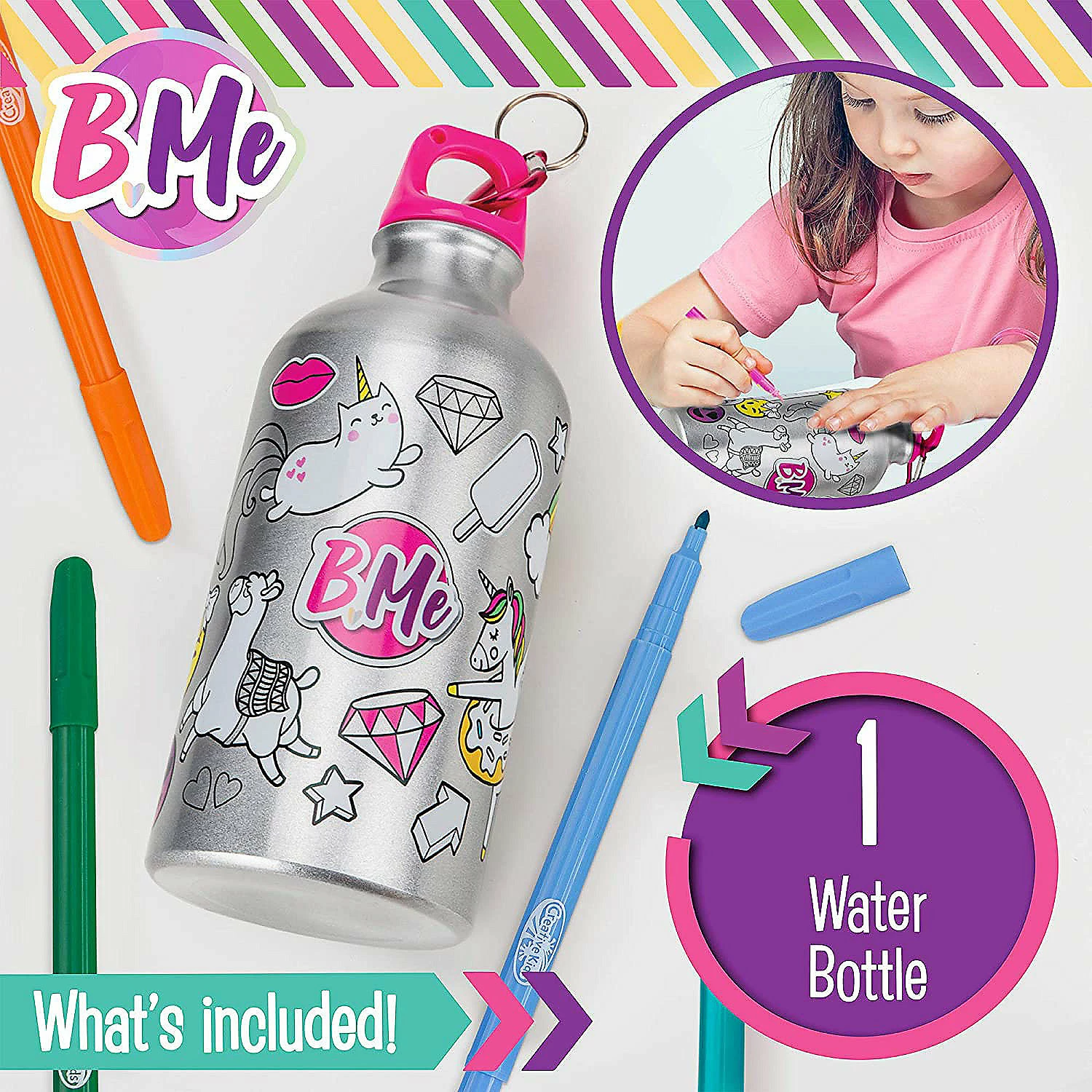 Best deal ๐ B Me DIY Snack Pack โ Color Your Own Lunch Bag & Water Bottle for Kids ๐ 4 Best deal ๐ B Me DIY Snack Pack โ Color Your Own Lunch Bag & Water Bottle for Kids ๐ - Image 2