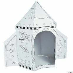 Best Sale 😀 Color Your Own Rocket Ship Playhouse 🛒
