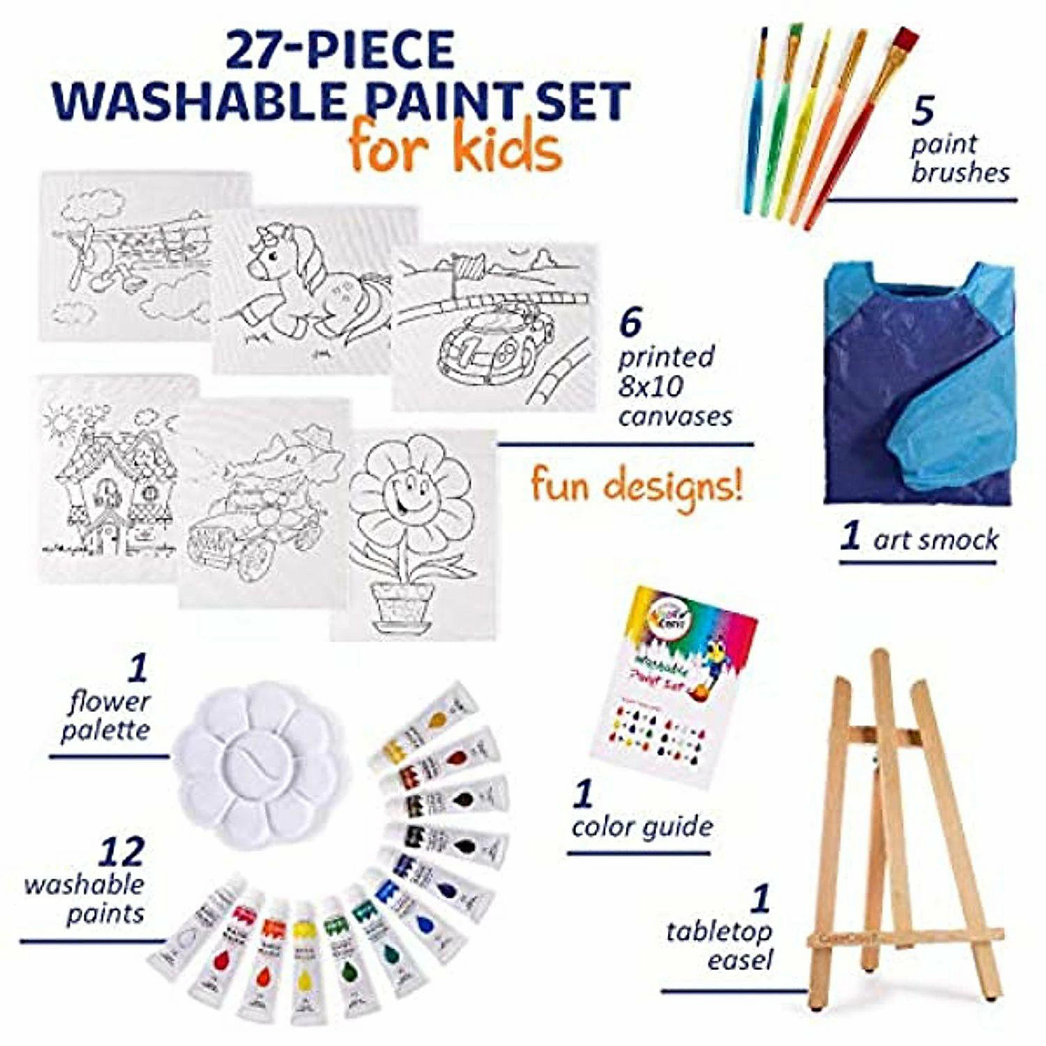 Deals ๐ ColorCrayz Washable Paint Set 27 piece set โญ 5 Deals ๐ ColorCrayz Washable Paint Set 27 piece set โญ - Image 3