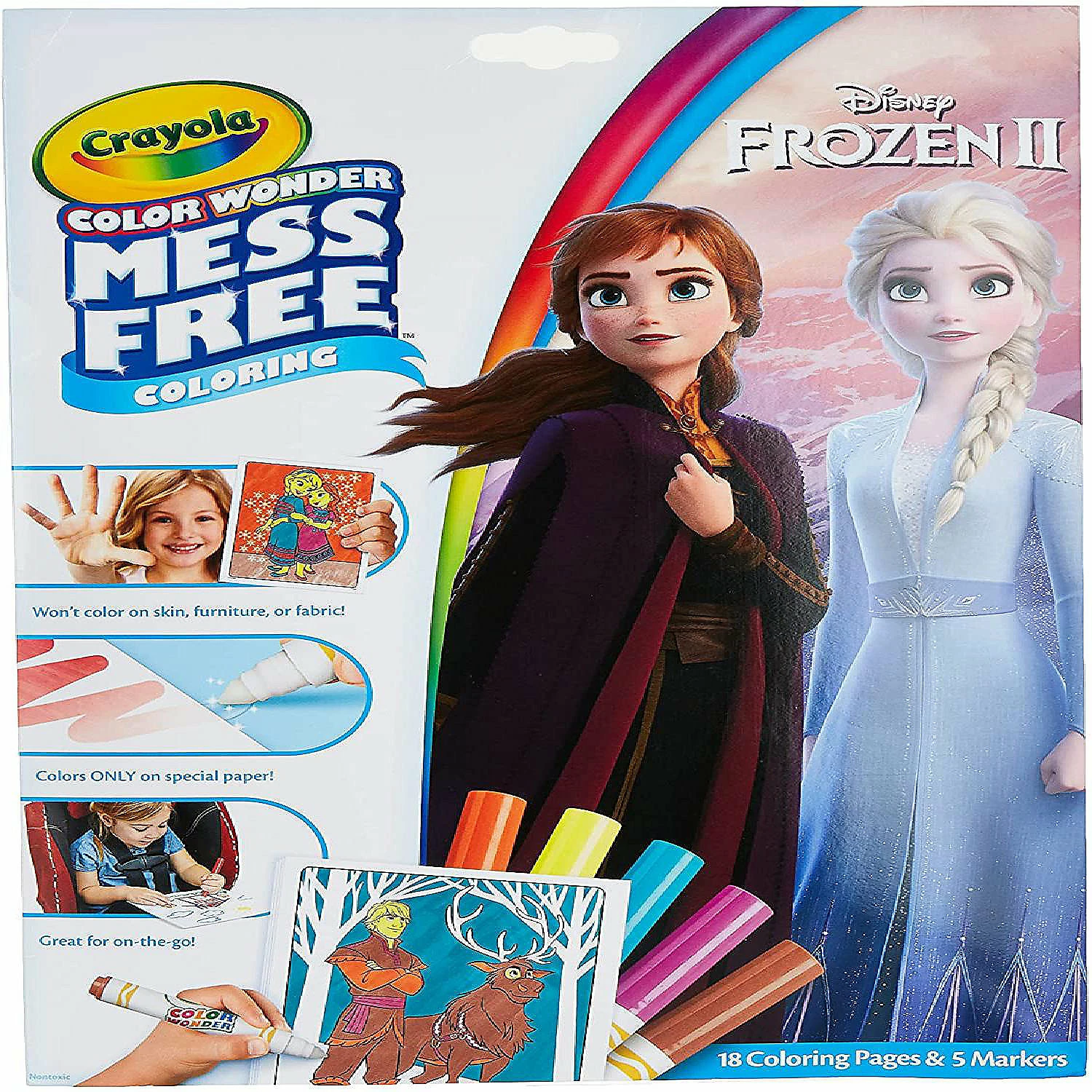 Best Pirce ❤️ Crayola™ Frozen Color Wonder Coloring Book & Markers, Mess Free Coloring, Gift for Kids ✨ 3 Best Pirce ❤️ Crayola™ Frozen Color Wonder Coloring Book & Markers, Mess Free Coloring, Gift for Kids ✨