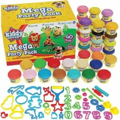 Best deal ⌛ Creative Kids Kiddy Dough Multi Color 40 Pack of Bulk Dough & Clay Pack (1oz Tubs - 40oz Total) 🎁
