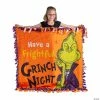 Hot Sale ⌛ Dr. Seuss™ The Grinch 💀 Halloween Fleece Throw Craft Kit 🛒