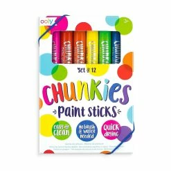 Best Pirce ⭐ OOLY Chunkies Paint Sticks - Set of 12 - Classic 🎁