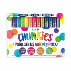 Best deal 🎉 OOLY Chunkies Paint Sticks - Set of 24 - Variety Pack 😍