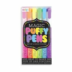 Cheap 😉 OOLY Magic Neon Puffy Pens - Set of 6 ❤️