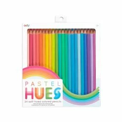 Cheap 👏 OOLY Pastel Hues Colored Pencils - Set of 24 🧨