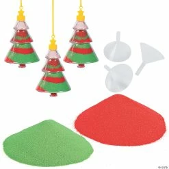 Best deal 😍 Sand Art 🔔 Christmas Tree Necklace Craft Kit for 24 🥰